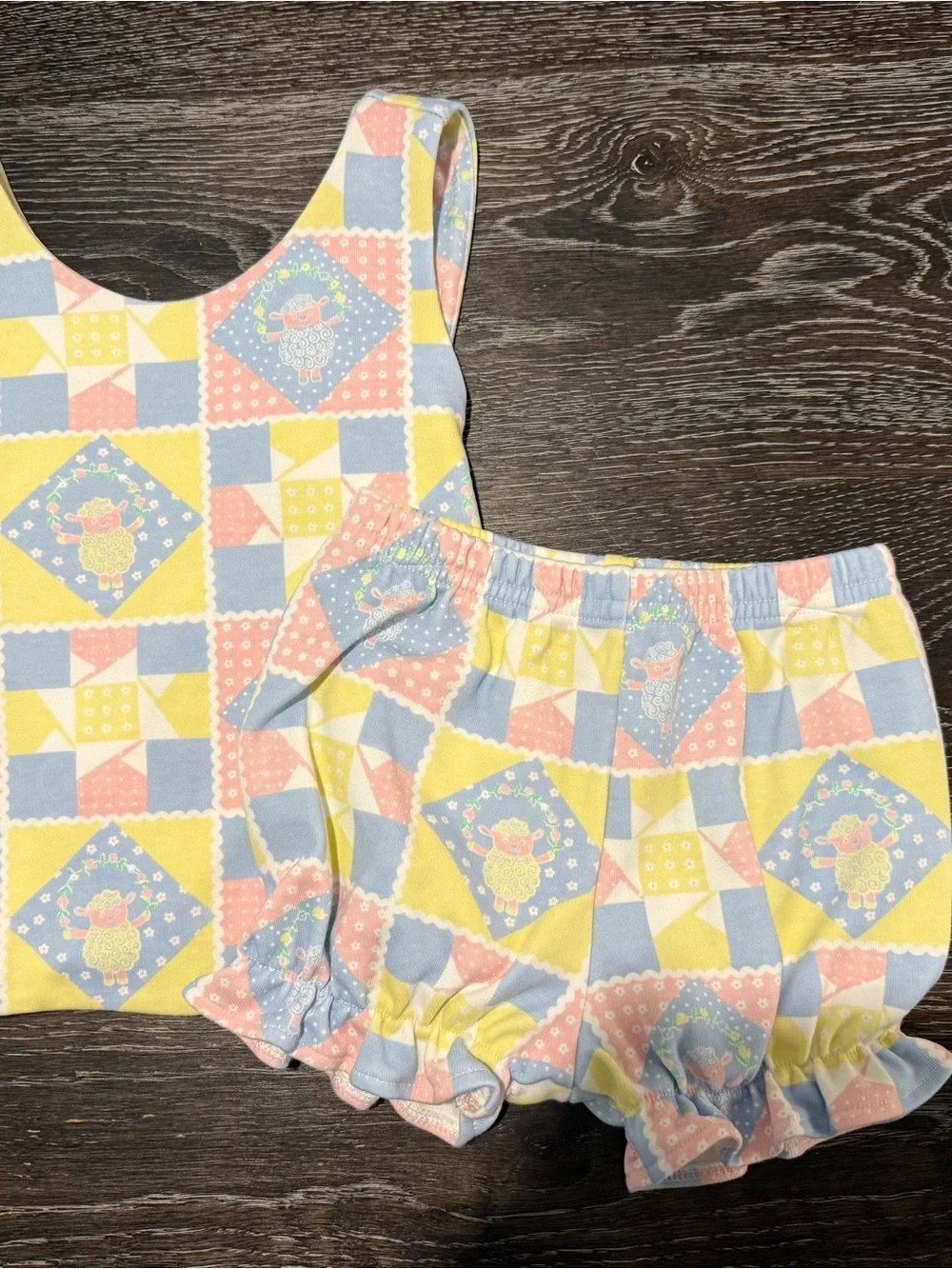 The Beaufort Bonnet Company Pastel Patchwork Set - Yellow, Blue, Pink